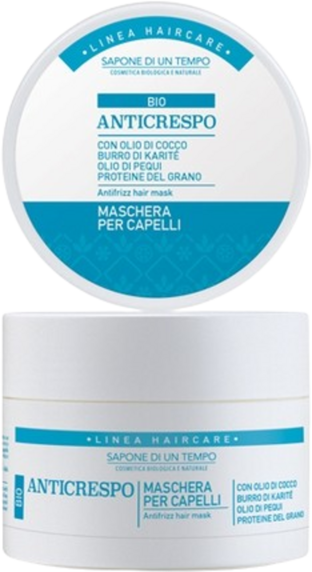Sapone di un Tempo  Anti-Frizz Haarmaske, 200 ml