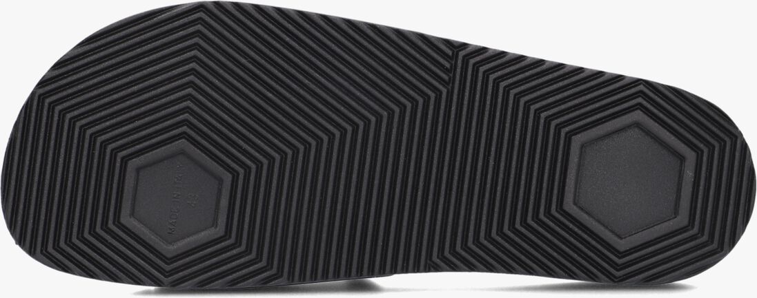 zwarte woolrich badslippers slide eva