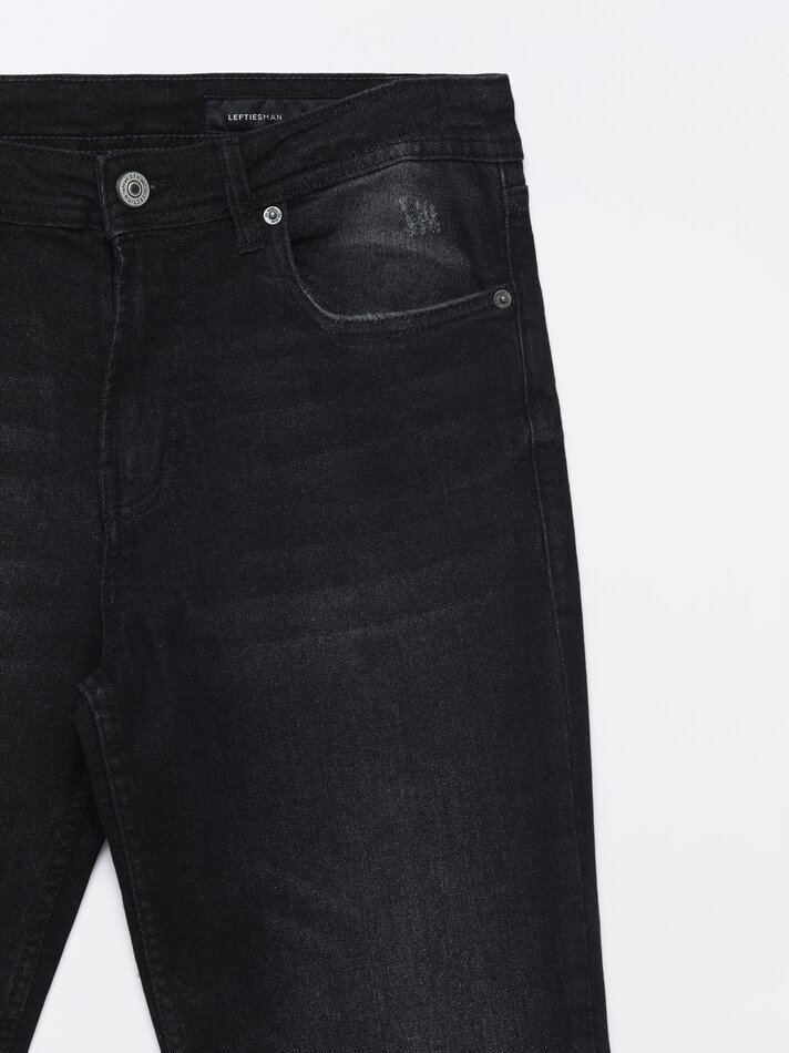 Calça jeans Slim Comfort - Preta