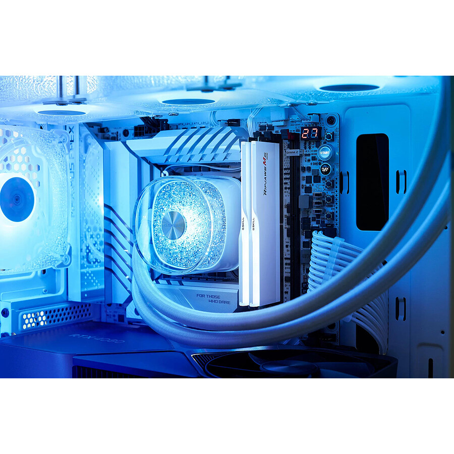 G.Skill Ripjaws M5 RGB White - 2 x 16 Go (32 Go) - DDR5 5600 MHz - CL30