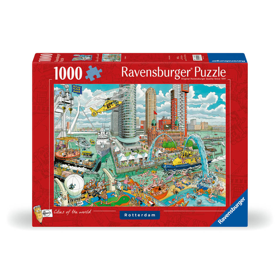Ravensburger Fleroux puzzel Rotterdam - 1000 stukjes