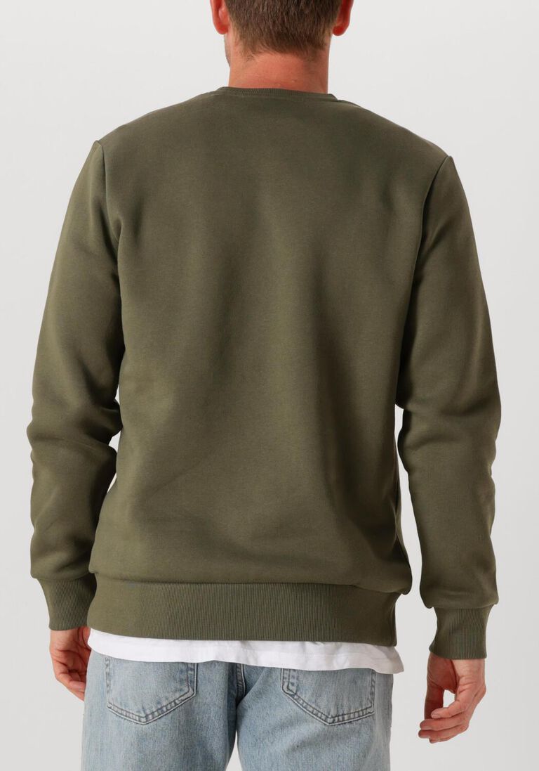 groene peak performance sweater original small logo crew men