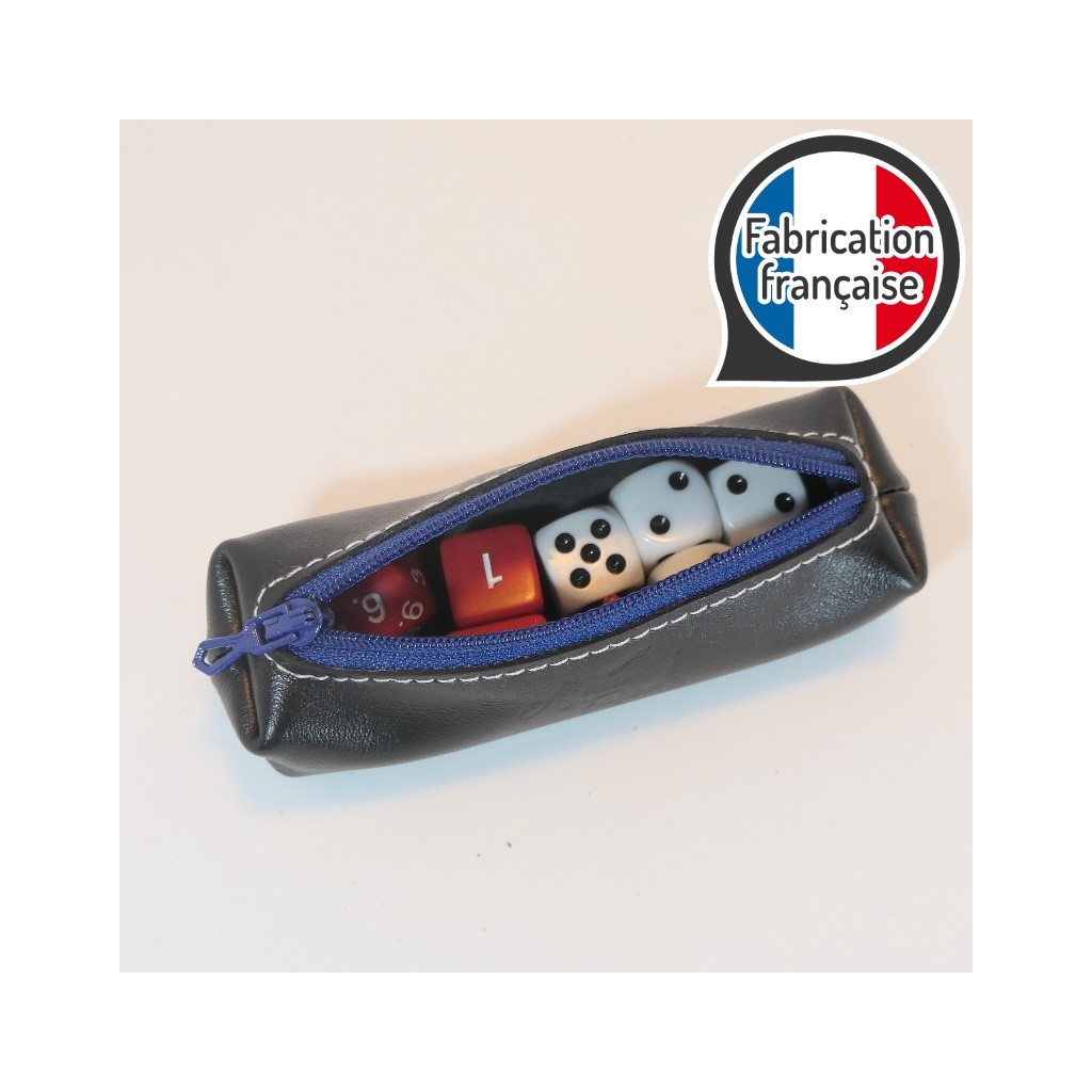 Trousse à dés Nomade - Noire / Bleue