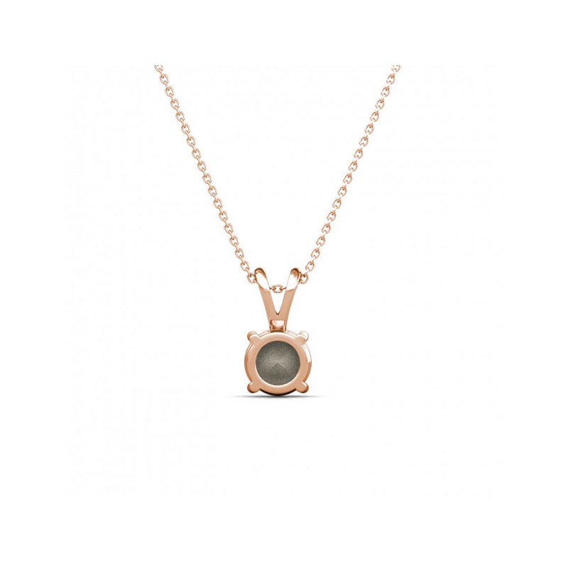 Pendentif Vernice Stone - Or Rosé et Cristal