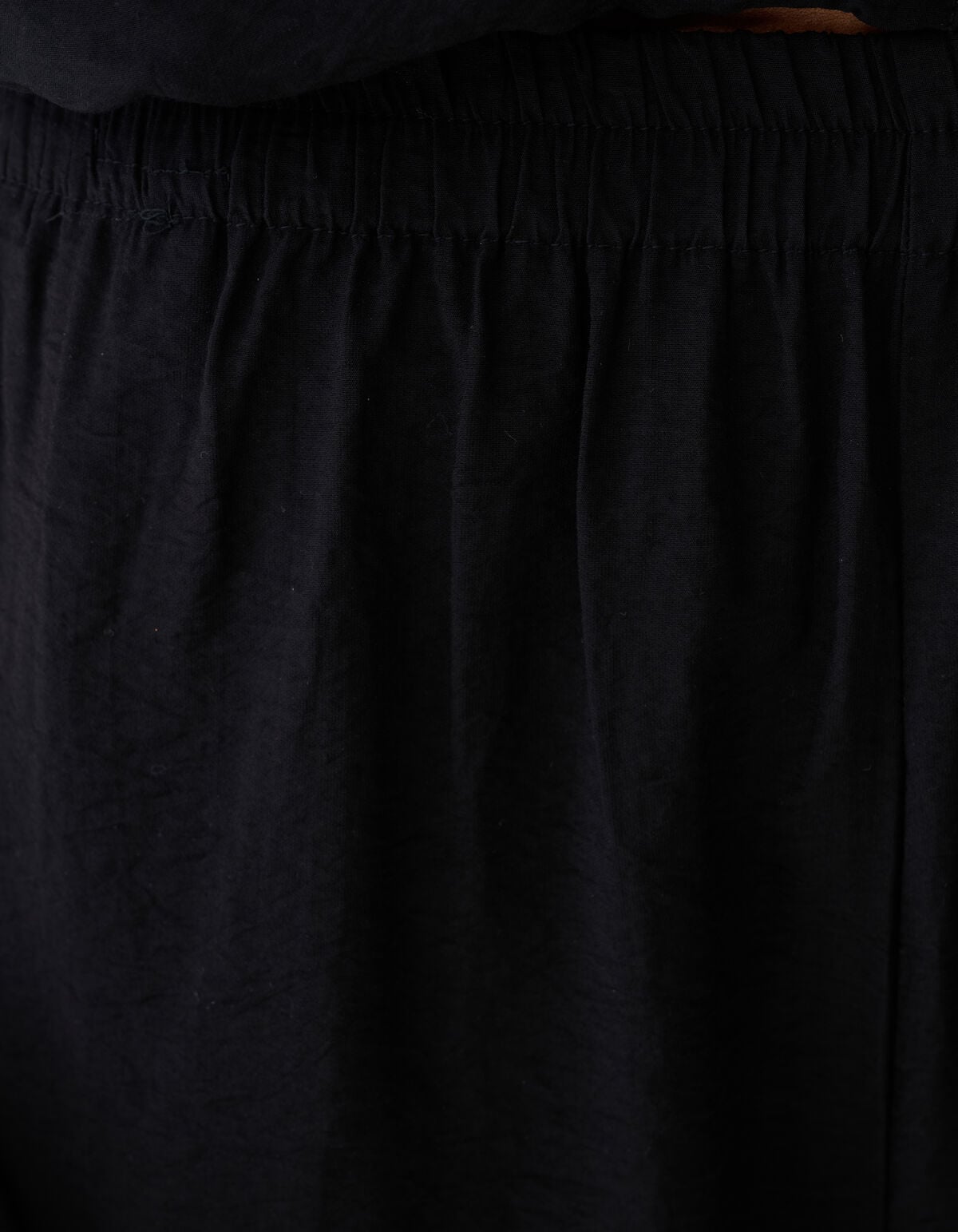 Balloon Fit Broek Zwart