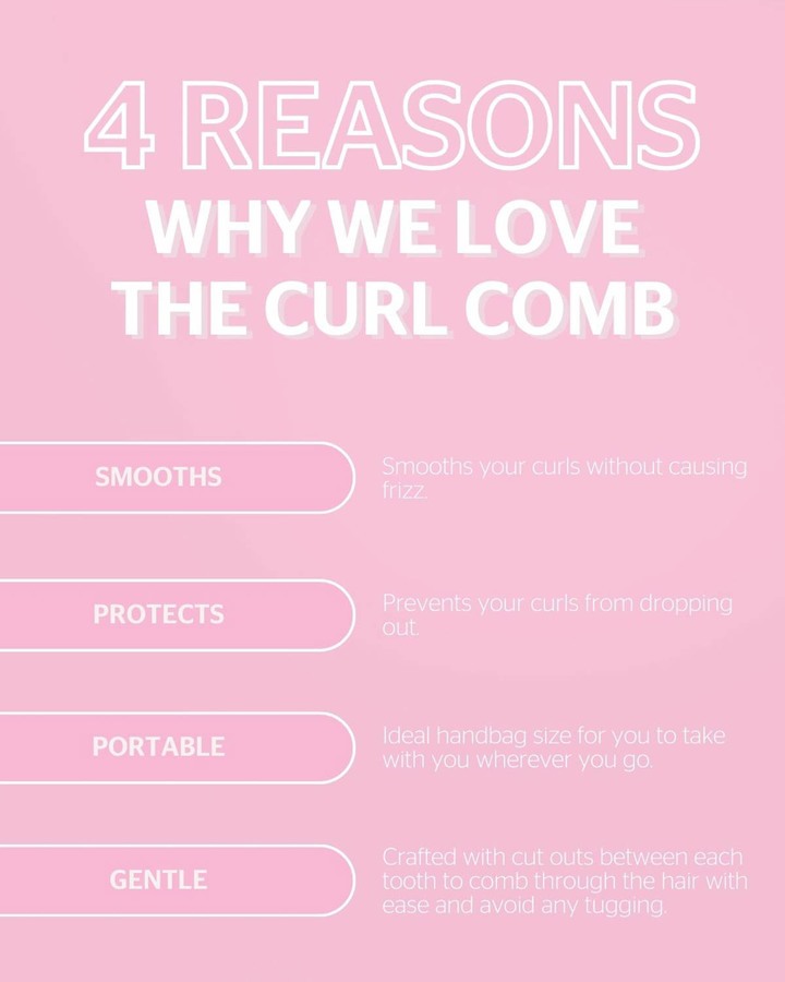 Brushworks Smoothing Curl Comb