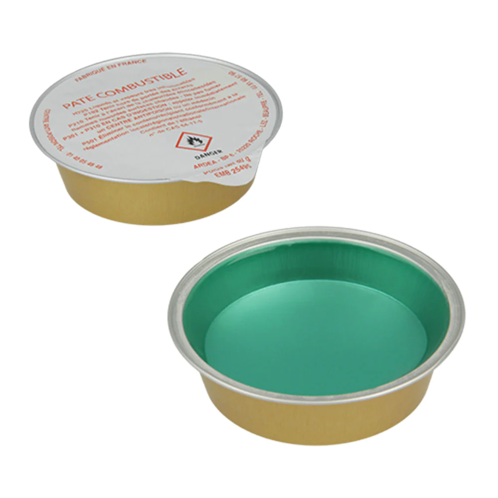 Pâte combustible 2 barquettes Metaltex
