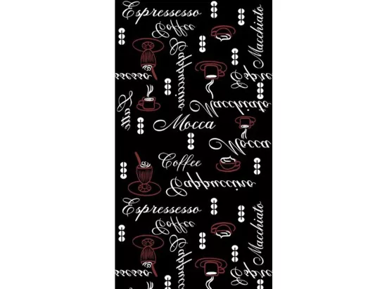 Tapis de cuisine 50x80 cm Polyester Espress