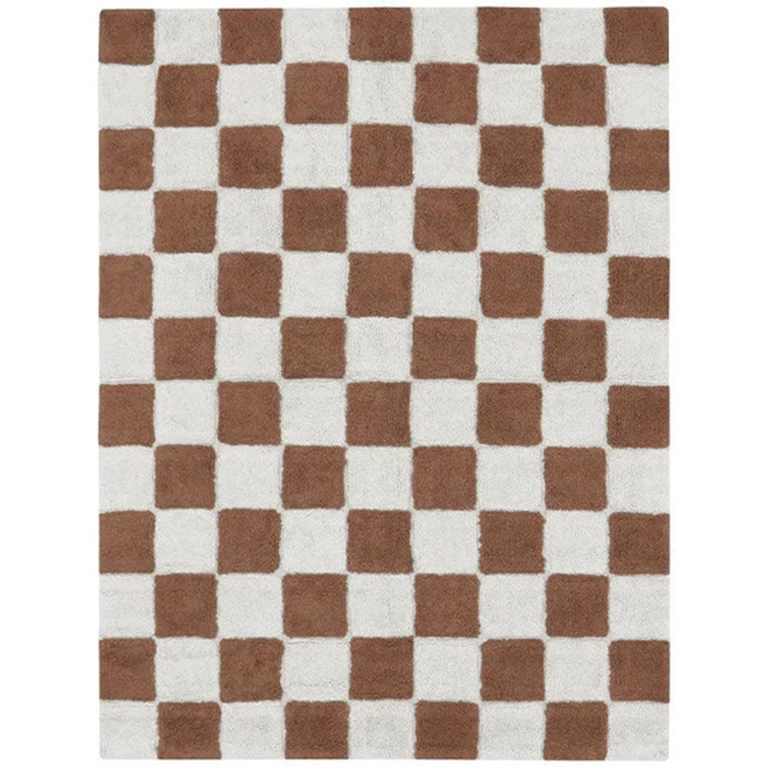 Lorena canals vloerkleed tegels - toffee - 120x160 cm