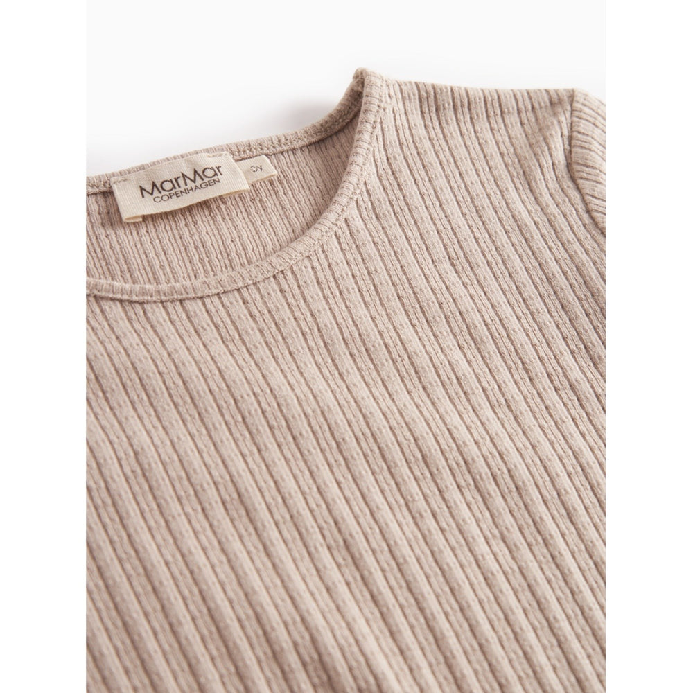 Køb MarMar Modal Pointelle Rib Soft Beige Tamra Bluse