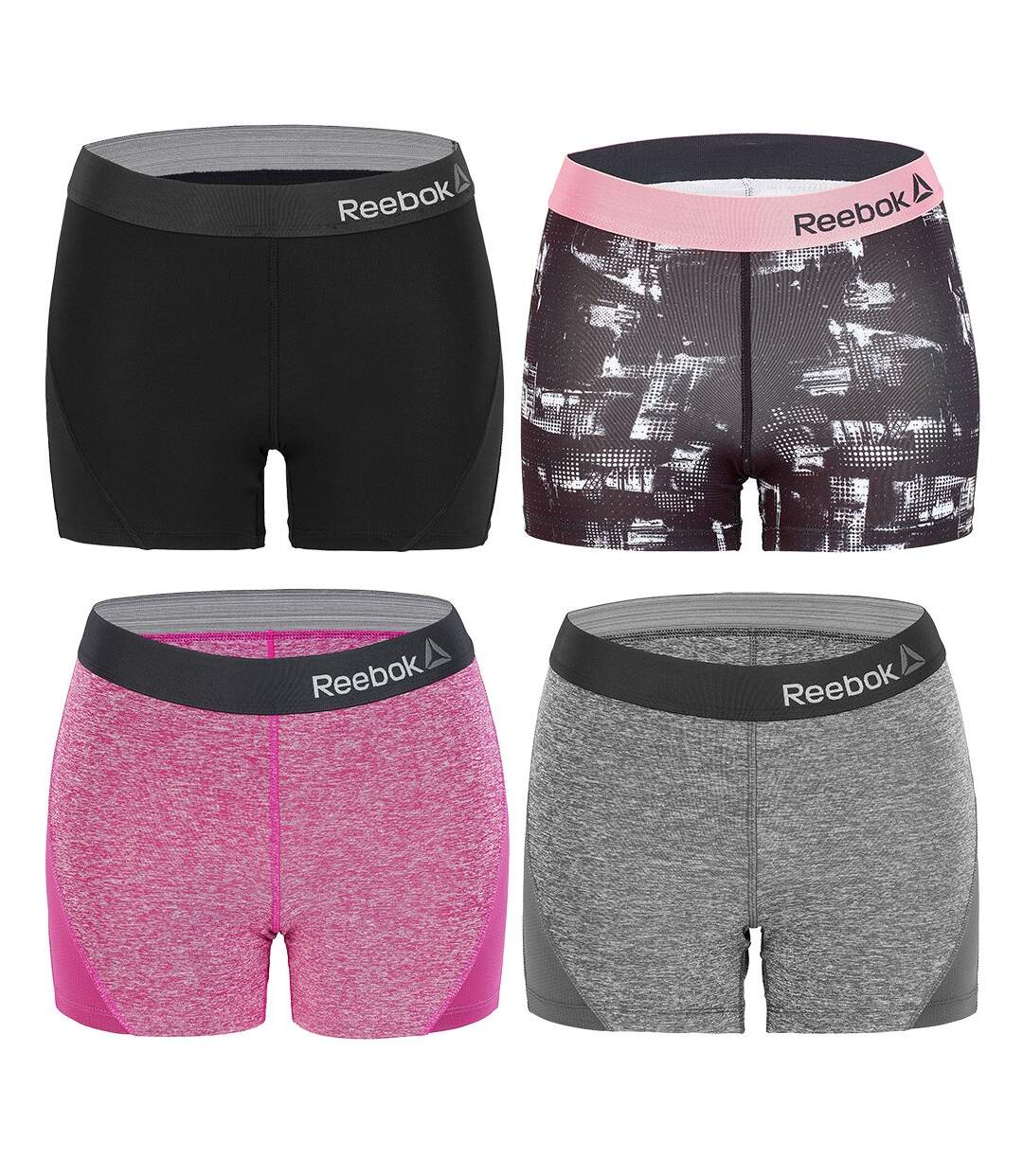 Boxer Shorty Femme Licence Sport Collection-Assortiment modèles photos selon arrivages- Pack de 4 Shorty Sport Microfibre