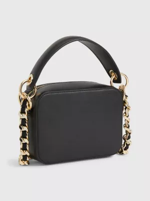 Bolsa transversal elegante com alça de corrente