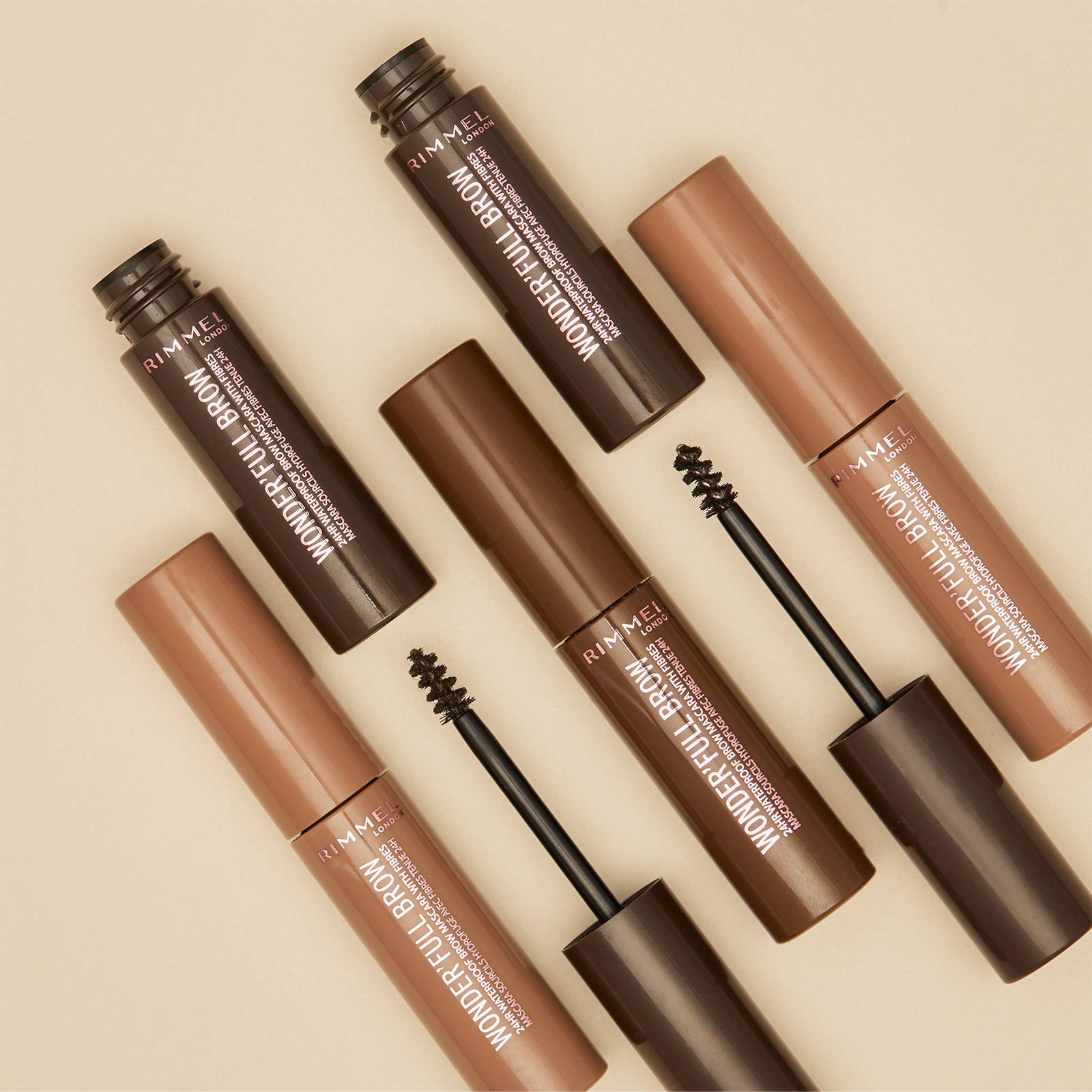Rimmel London Wonder'full 24 Hour Brow Wenkbrauw Mascara - 002 Medium Brown