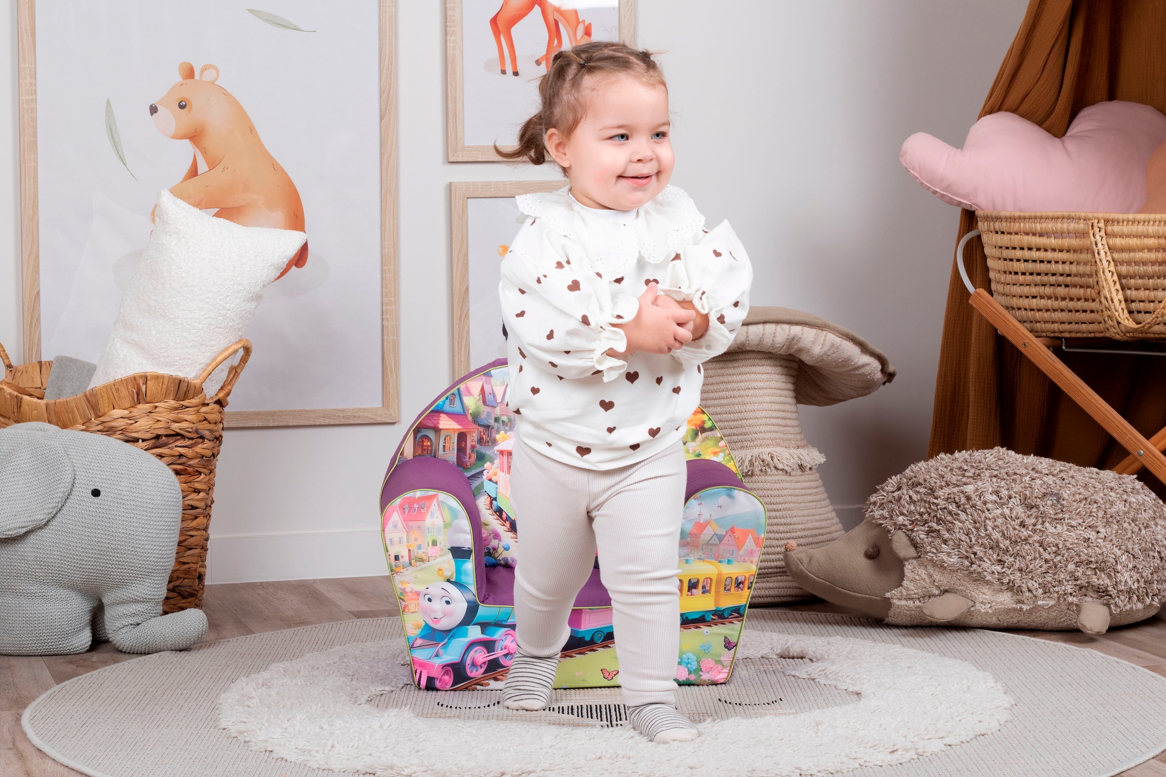 Knorrtoys® Sessel »Happy train« für Kinder; Made in Europe
