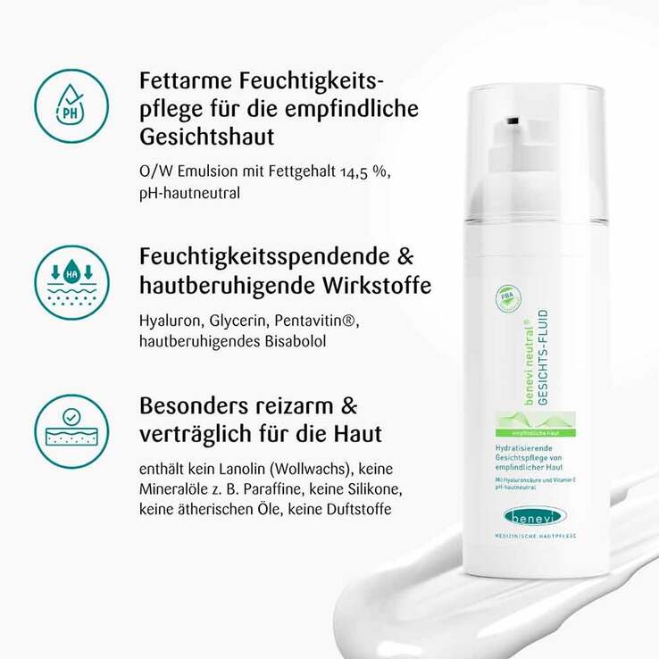 Benevi Neutral Gesichts-Fluid, 50 ml