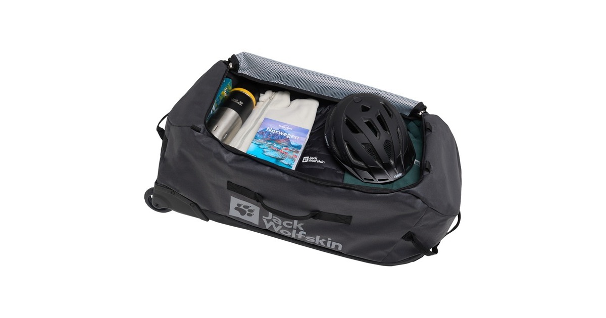 Jack WolfskinALL-IN DUFFLE WHEELER 90 rugzak  (Zwart)