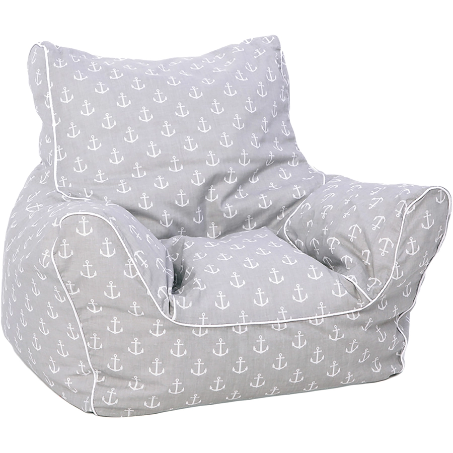 knorr toys® Kindersitzsack Maritim grey grau