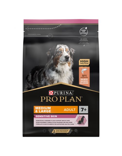 Pro Plan Dog Senior Medium & Large Breed Sensitive Zalm - Hondenvoer