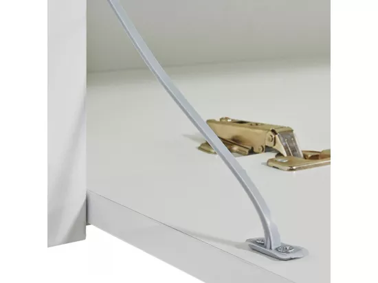 Meuble TV moderne avec porte et tiroir rabattable 150 cm Quadro