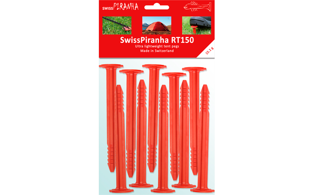 Swiss Piranha RT150 Zelthering rot 15 cm