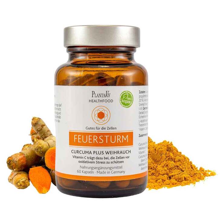 Curcuma plus Weihrauch Kapseln, 60 St