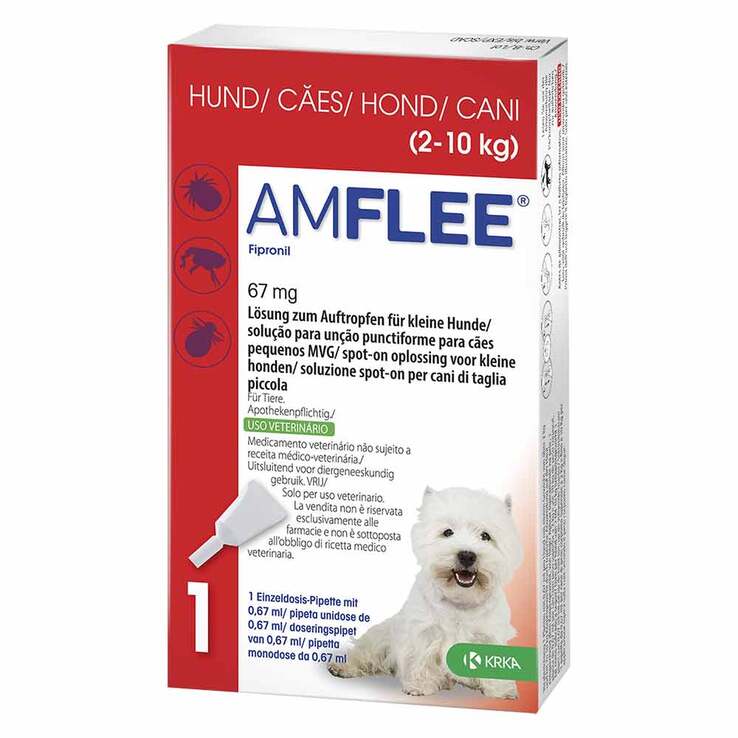 Amflee 67 mg für kleine Hunde, 3 St