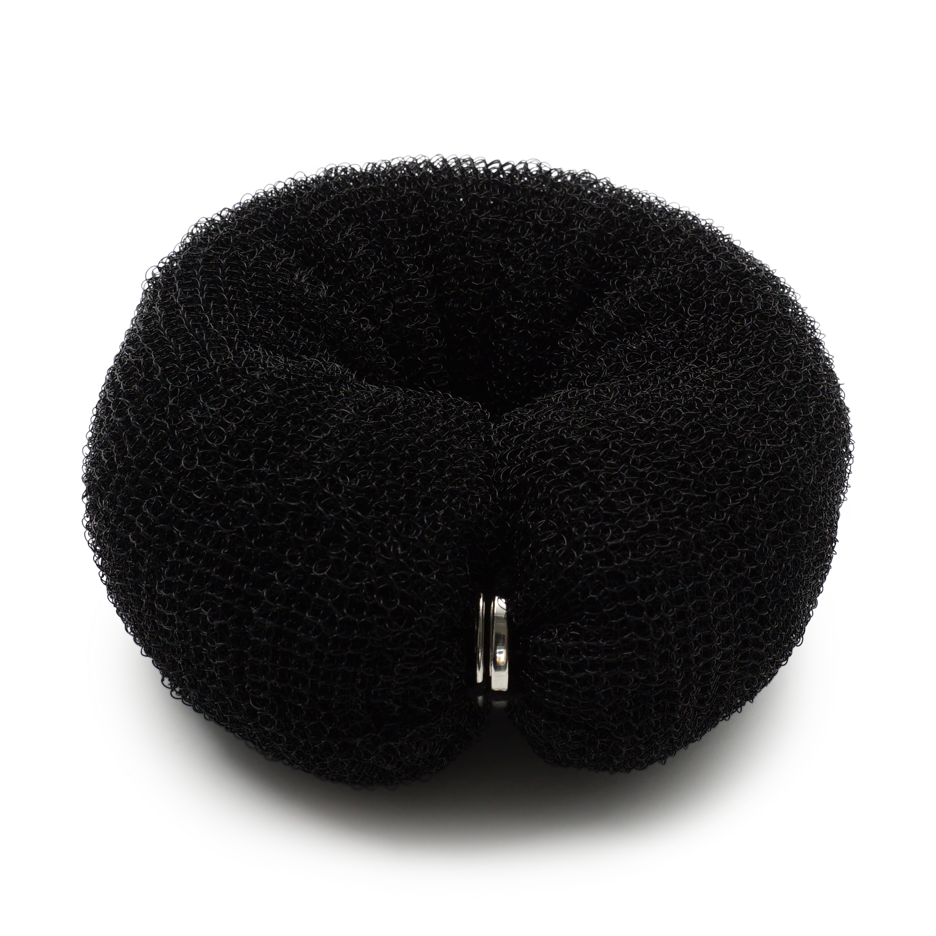 (2er Set) Frisur Dutt Hilfe Styling Donut Bun Maker mit Druckknopf - Schwarz