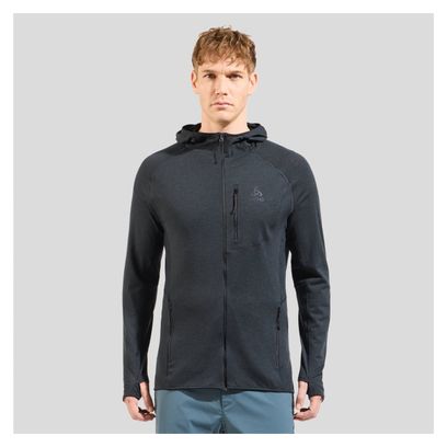 Pull à Capuche Odlo Ascent Performance Wool 125 Noir