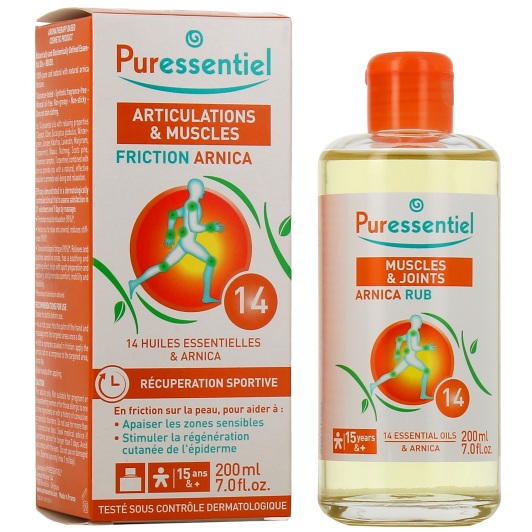 Friction à l'Arnica et aux 14 huiles essentielles Puressentiel