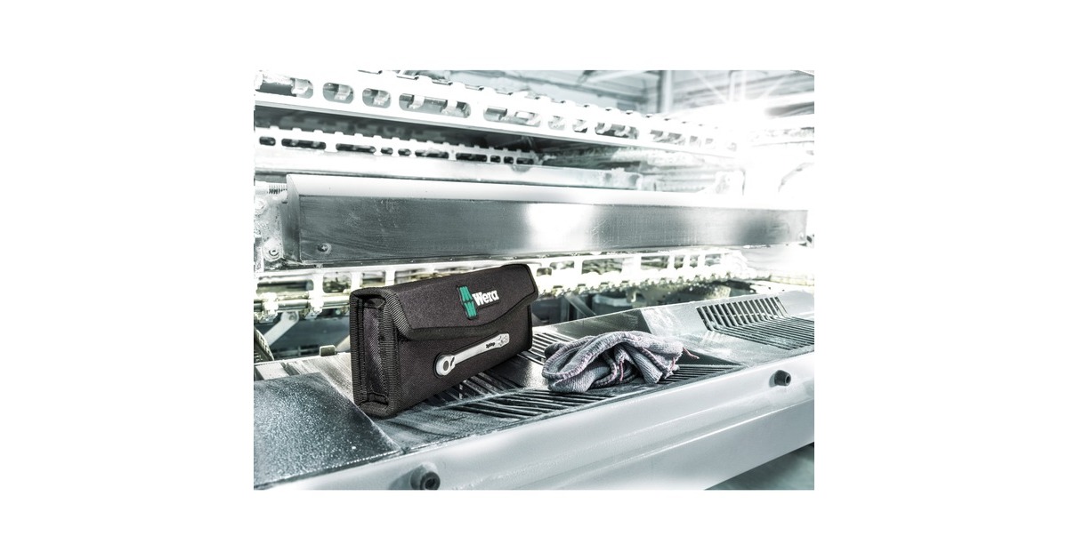 Wera8100 SA 8 Zyklop Metal-ratelset, omschakelpal 1/4