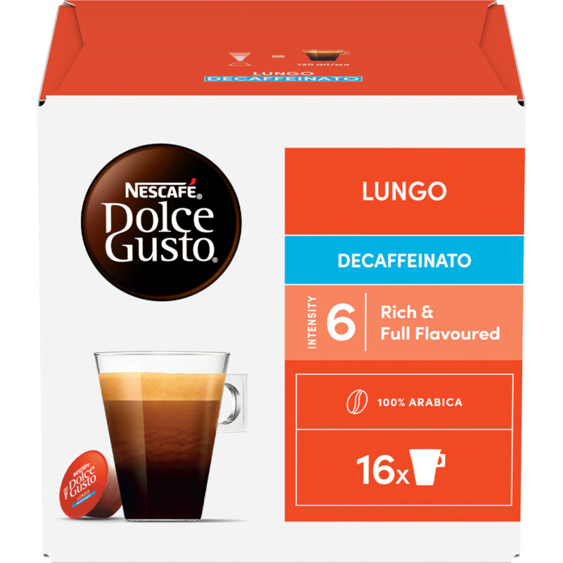 Nescafé Dolce Gusto Lungo decaffeinato capsules