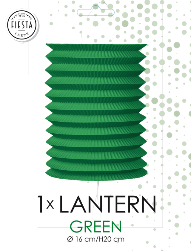 Groene Lampion Trek 16cm