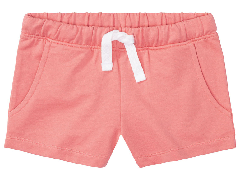 Meisjes sweatshorts, 2 stuks, met hoog katoengehalte