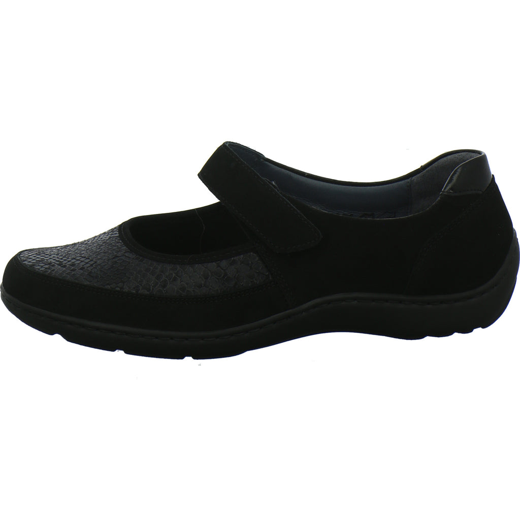 Waldläufer Bequemschuhe Damen Henni Soft Schwarz