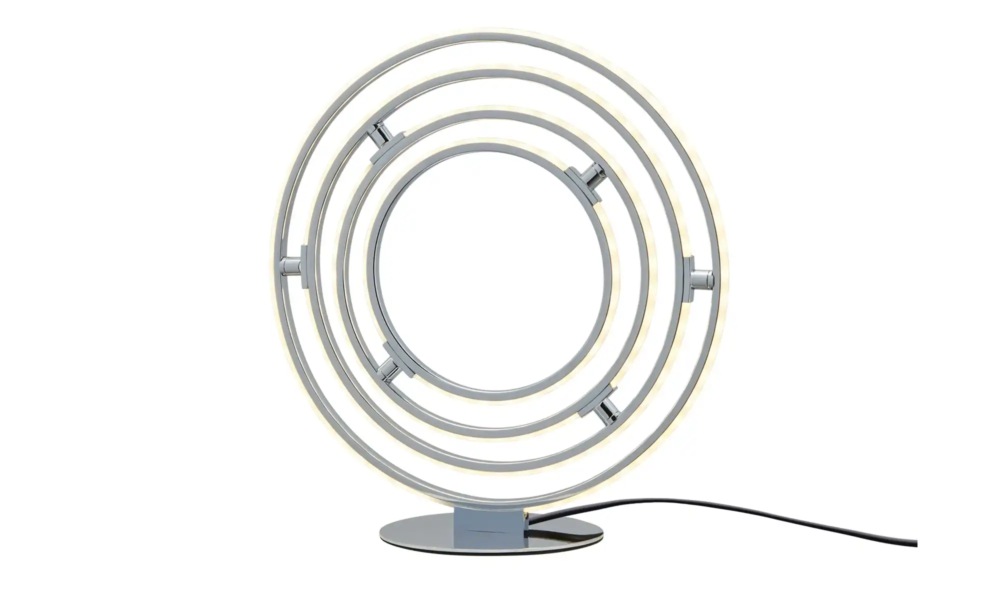 KHG LED-Tischleuchte, chrom `Ringe´