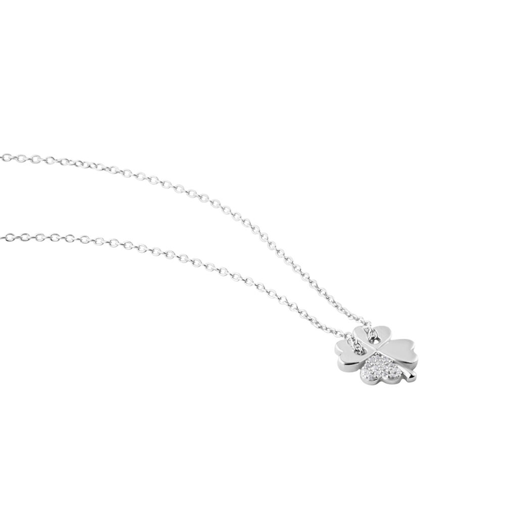 Collier Argent Tancrede Oxydes De Zirconium