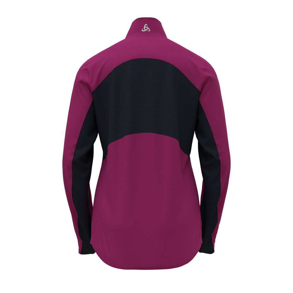 Odlo MARKENES - Veste Femme festival fuchsia - black