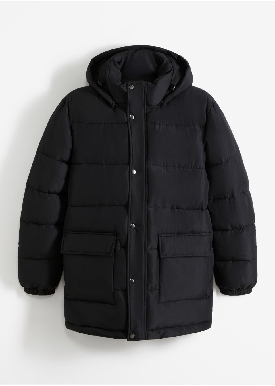 Veste matelassée avec capuche amovible en polyester recyclé