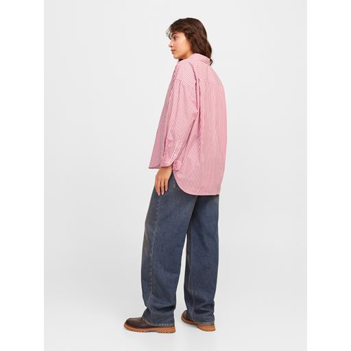JJXX Jamie Skjorte, Salsa Stripe, XL