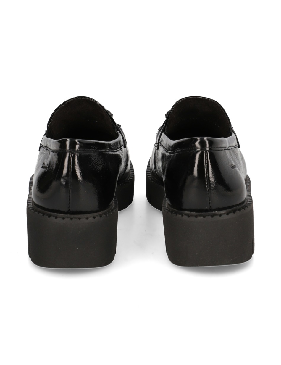 Lackleder Slipper