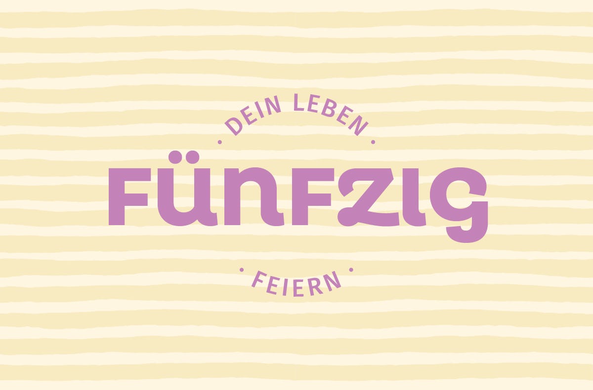 Flexibles Geschenk 50. Geburtstag (Feiern)