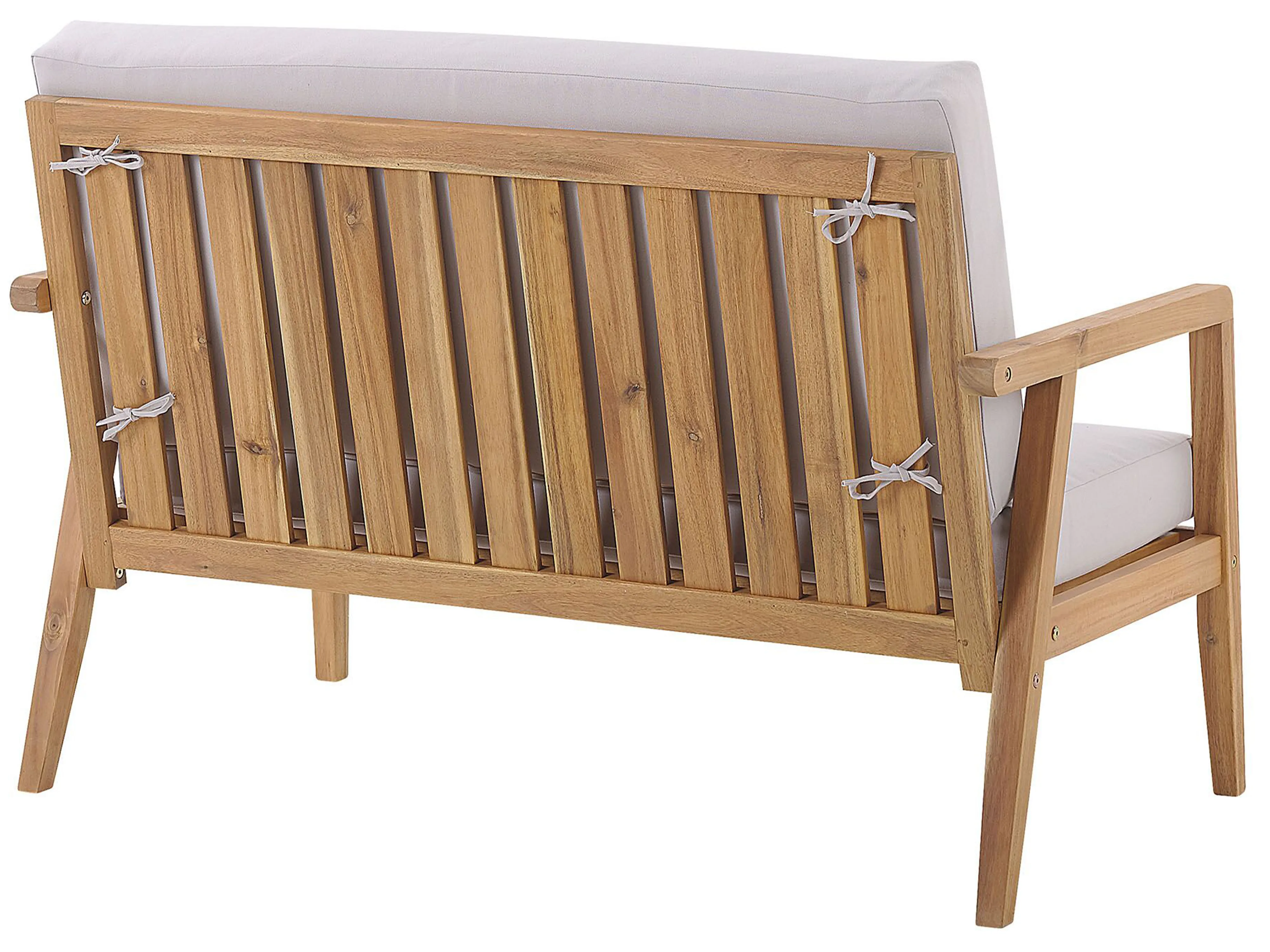 Loungeset met tafel 4-zits PALLANO Acaciahout Taupe
