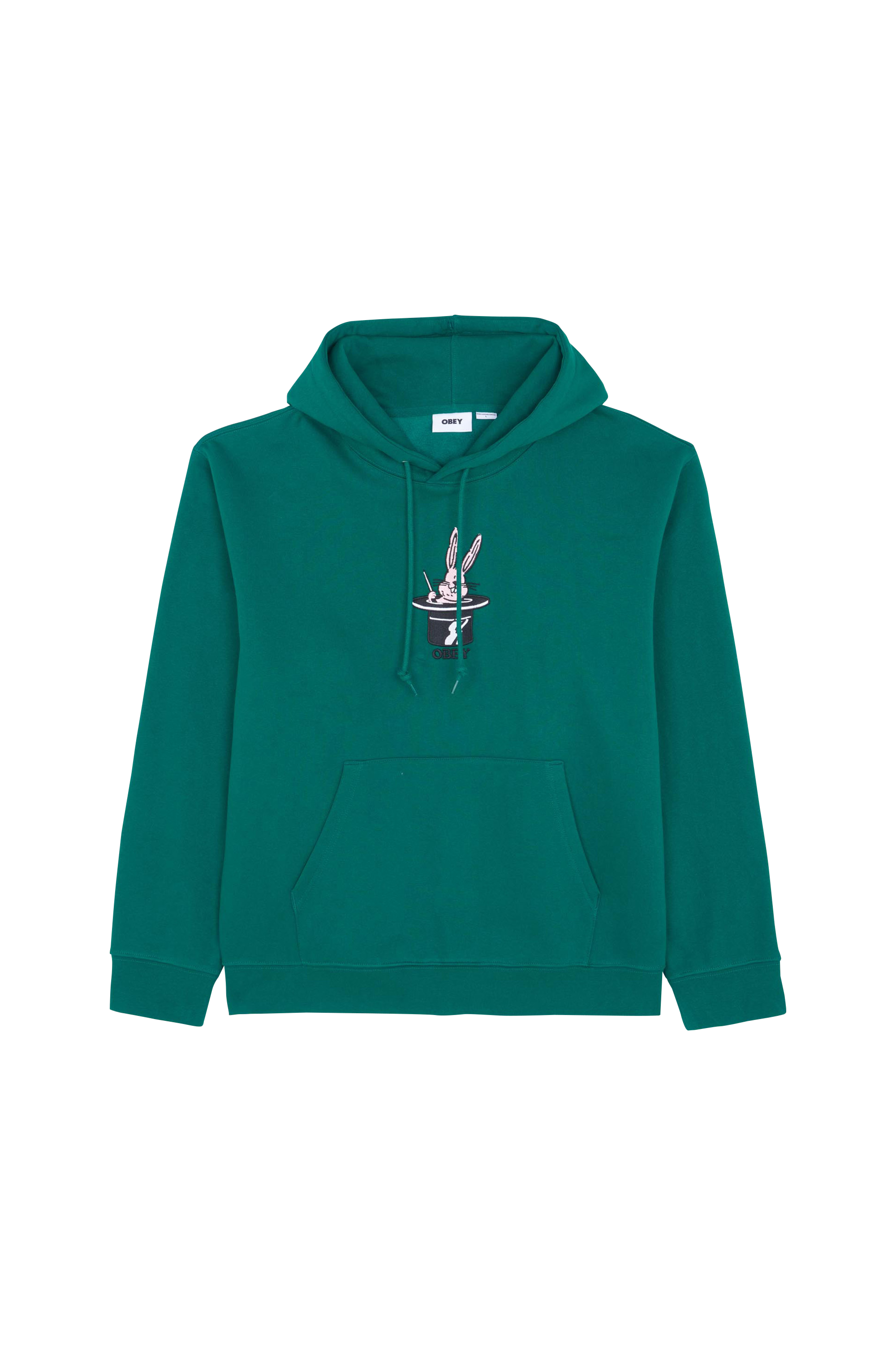 OBEY Hoodie OBEY DISAPPEAR HOOD Vert