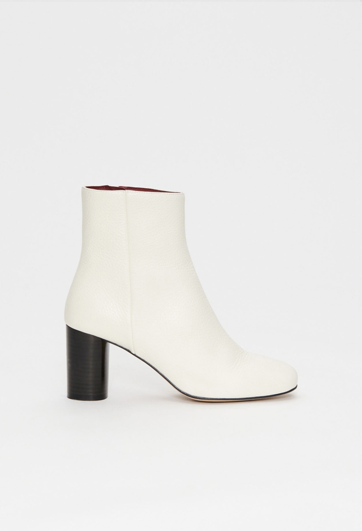 Bottines blanche &agrave; talons