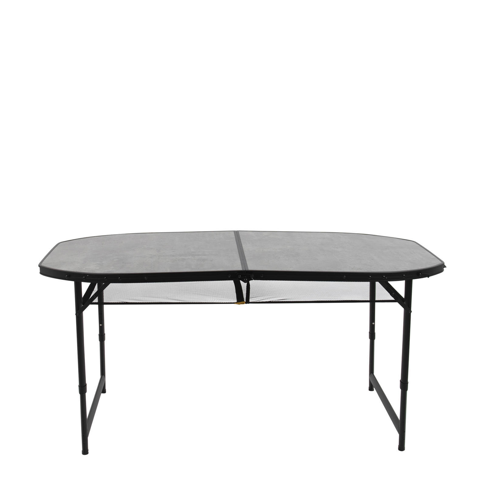 Bo-Camp Northgate campingtafel ovaal koffermodel (150x80 cm)