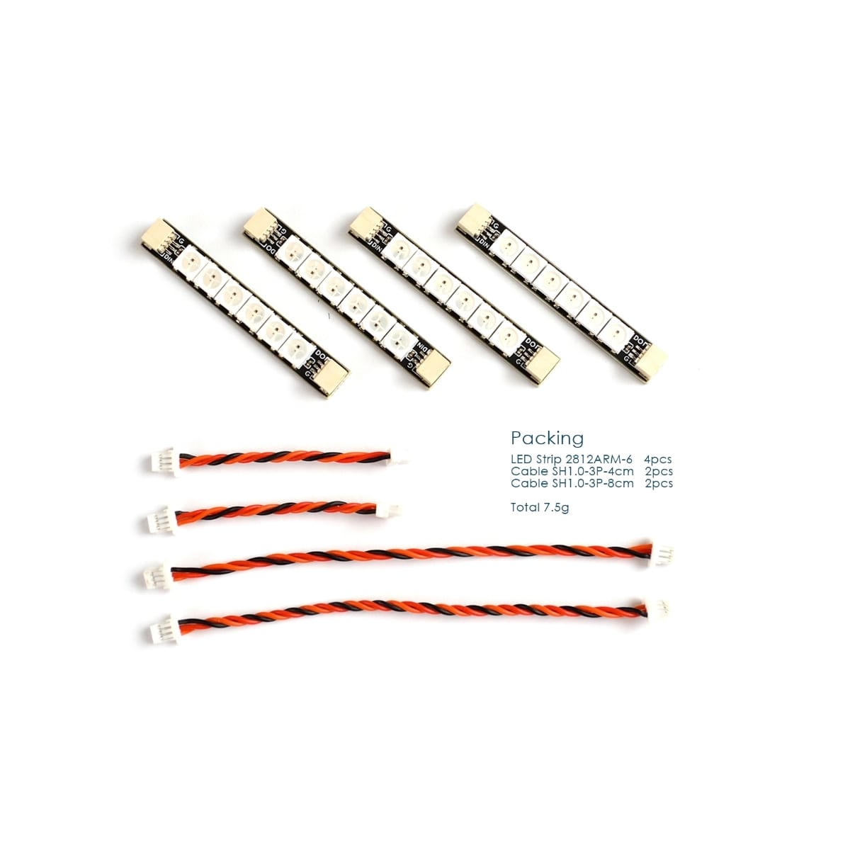 Mateksys 2812 ARM Light 6xLED 4stk