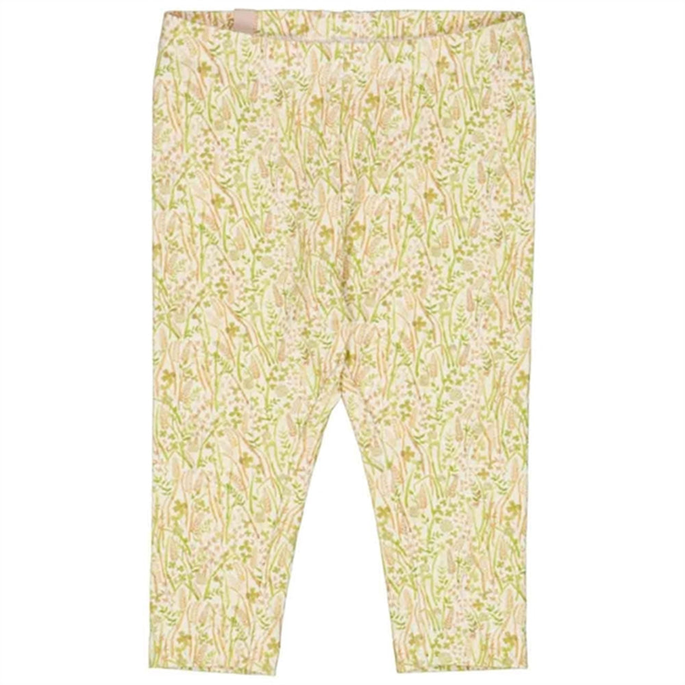 X Rodinia Watercolor Grassland Leggings - Wheat