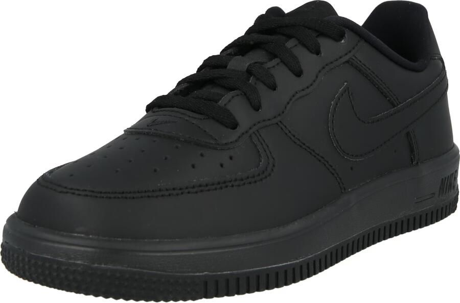 Nike Force 1 Low Lace Sneakers Kids Zwart