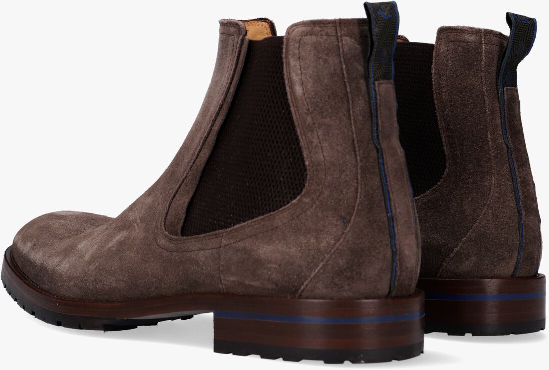 FLORIS VAN BOMMEL taupe floris van bommel chelsea boots 20082