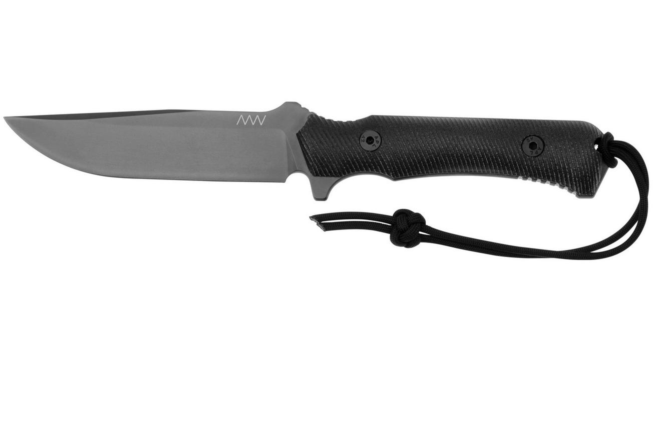ANV Knives M41 Grifus M41-001 DLC Elmax, Black Micarta, tactisch mes